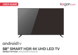 Kogan KALED 58RT9220SVA 58 Inch Smart HDR 4K UHD LED TV User manual