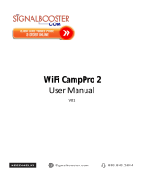 SIGNAL BOOSTERS WiFi CampPro 2 User manual