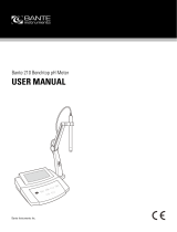 BANTE 210 Benchtop pH Meter User manual