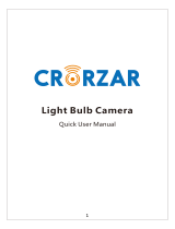 CRORZAR Light Bulb Camera User manual