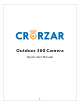 CRORZAR Outdoor 360 Camera User manual