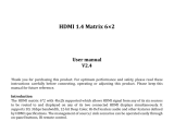 HDMI 1.4 Matrix User manual