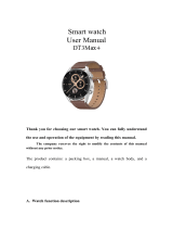 Shenzhen Xinkeying Technology DT3Max+ Smart Watch User manual