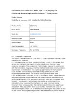 LEEDARSON A20BR3065T20M01 LED Lamp User manual