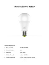 Jm ZenggeZJ-WFBL-RGBWW 7W WiFi LED Bulb RGBCW