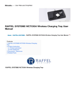 RAFFEL SYSTEMS WCTXX04 Wireless Charging Tray User manual