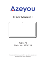Azeyou AT1031U 10.36 Inch Android 11 Tablet User manual