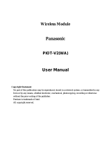 Panasonic PIOT-V2(WA) Wireless Module User manual