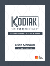 Kodiak Battery Power Heating Blanket User manual