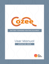 Cozee Battery Power Heating Blanket User manual