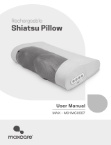 maxcare MAX – M01MC0557 Rechargeable Shiatsu Pillow User manual