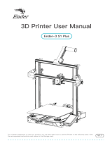 Ender -3 S1 Plus 3D Printer User manual