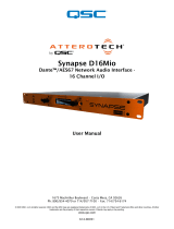 QSC Synapse D16Mio User manual