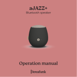 KREAFUNK aJAZZ+ Bluetooth Speaker User manual
