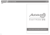 Audibax Event Water User manual
