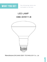 eboy EBE-SHW11-B LED Lamp User manual