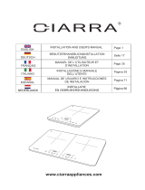 CIARRA CBTIH1 Portable Induction Hob User manual
