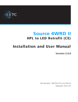 ETC 4WRD II HPL to LED Retrofit (CE) User manual