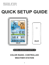BALDR B0360WST2H2PR-V2 COLOR RADIO-CONTROLLED WEATHER STATION User manual