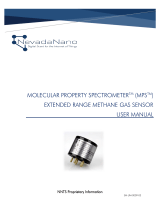 NevadaNano MOLECULAR Property Spectrometer MPS Extended Range Methane Gas Sensor User manual