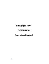Comark -6 6 Inch Rugged PDA Mobile Computer User manual