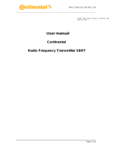 Continental Radio Frequency Transmitter User manual