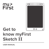 myFirst Sketch II User manual