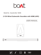 Boat Aavante Bar 1500N User manual