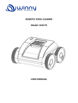 WINNY HJ3172 Robotic Pool Cleaner User manual