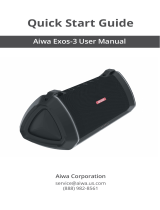 Aiwa Exos-3 User manual