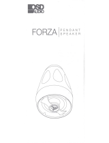 OSD Audio FORZA-6 6.5 Inch 80W Outdoor Pendant Speaker User manual