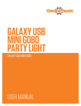 Gear4music MINI-GOBO GALAXY USB PARTY LIGHT User manual
