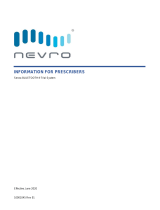 Nevro PR1D3000 User manual