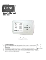 Bard Thermostat User manual