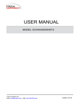 Itech ECHW2400HDWT2 User manual