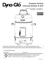 Dyna-Glo DGVS390BC Compact Vertical Charcoal Smoker & Grill User manual