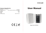 VivoLink VLSP61AW User manual