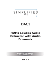 SIMPLIFIED MFG DAC1 User manual