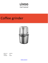Livoo DOD192 Coffee Grinder User manual