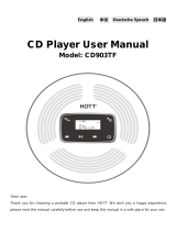 Hott CD903TF User manual