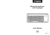 DRACOOL 20H01 Bluetooth Keyboard User manual