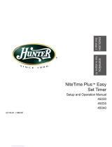 Hunter 45030 User manual