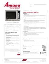 Amana AFS518TSU User manual