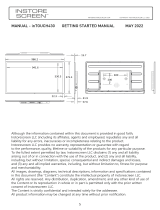 INSTORE SCREEN inTOUCH430 Monitor User manual