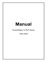 PowerWalker VI RLP Series User manual