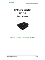 TONMIND SIP-T20 User manual