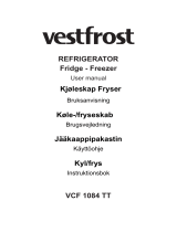 Vestfrost VCF1084 TT REFRIGERATOR Fridge Freezer User manual