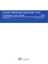 WHITESTONE DOME Premium Genuine Film User manual