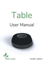 STEM AUDIO table1 User manual