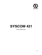 Hollyland 421 SYSCOM Wireless Video & Audio Transmission System User manual